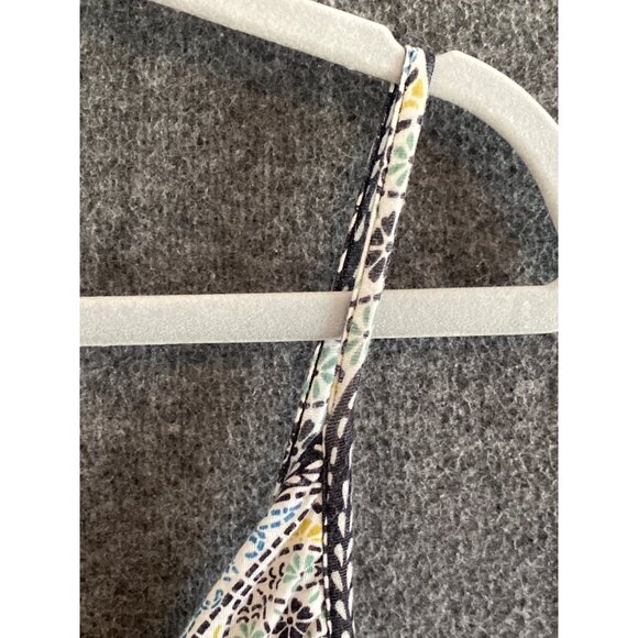 Elle Dress Summer Sundress Blue Green Black Geometric Elastic Waist Women Small - Picture 10 of 10